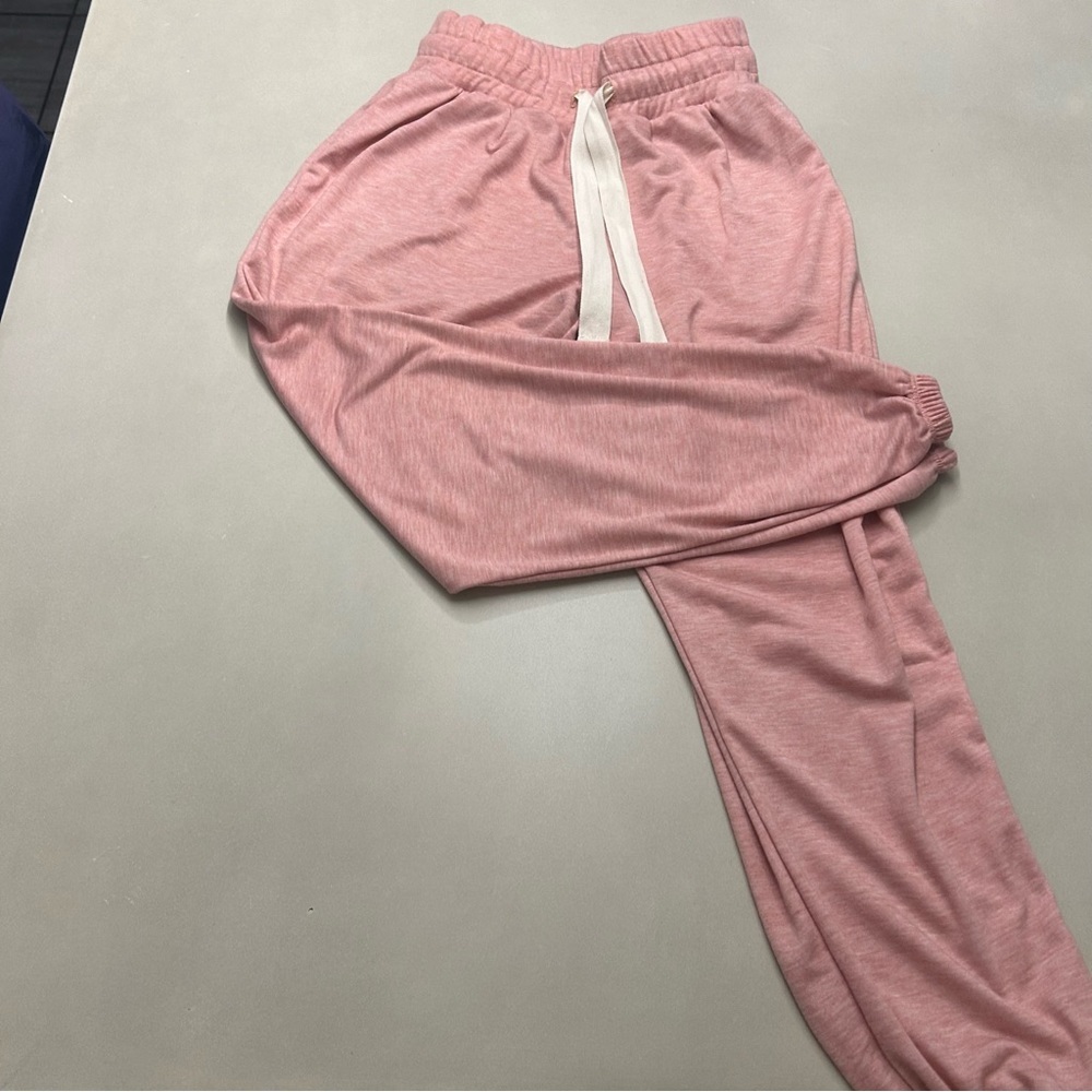 Onzie high rise pink joggers, size S/M - Picture 4 of 4